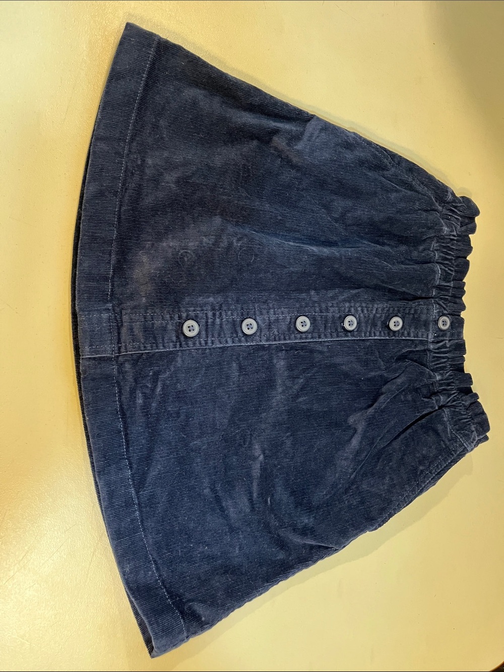 J. Crew Girls' Navy Corduroy Button-Front Skirt